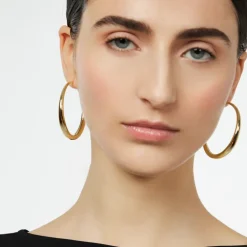 Ampi orecchini a cerchio Isabel - Oro