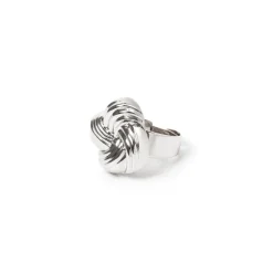 Anello a fasce annodate Amaranta - Argento