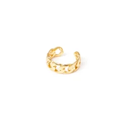 Anello a fascia groumette Rania - Oro