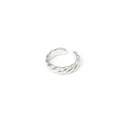 Anello a treccia Rania - Argento