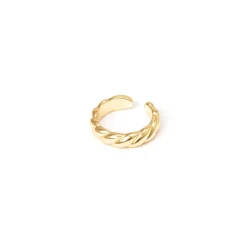 Anello a treccia Rania - Oro