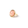 Anello con cabochon in cornice Chantal - Arancio