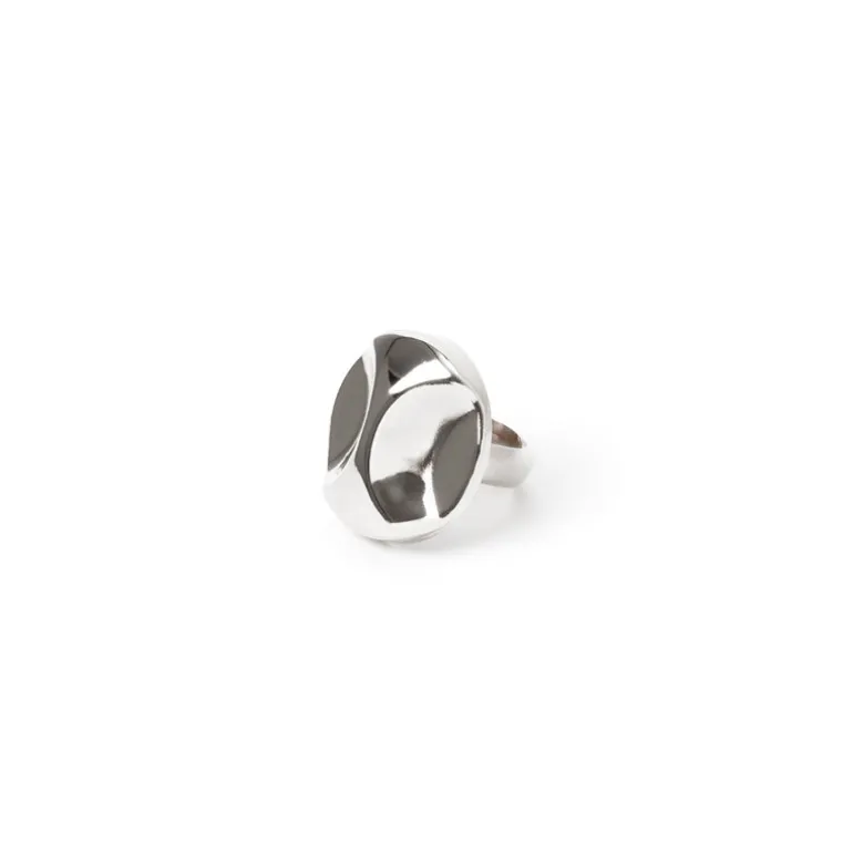 Anello con semicerchi Amaranta - Argento
