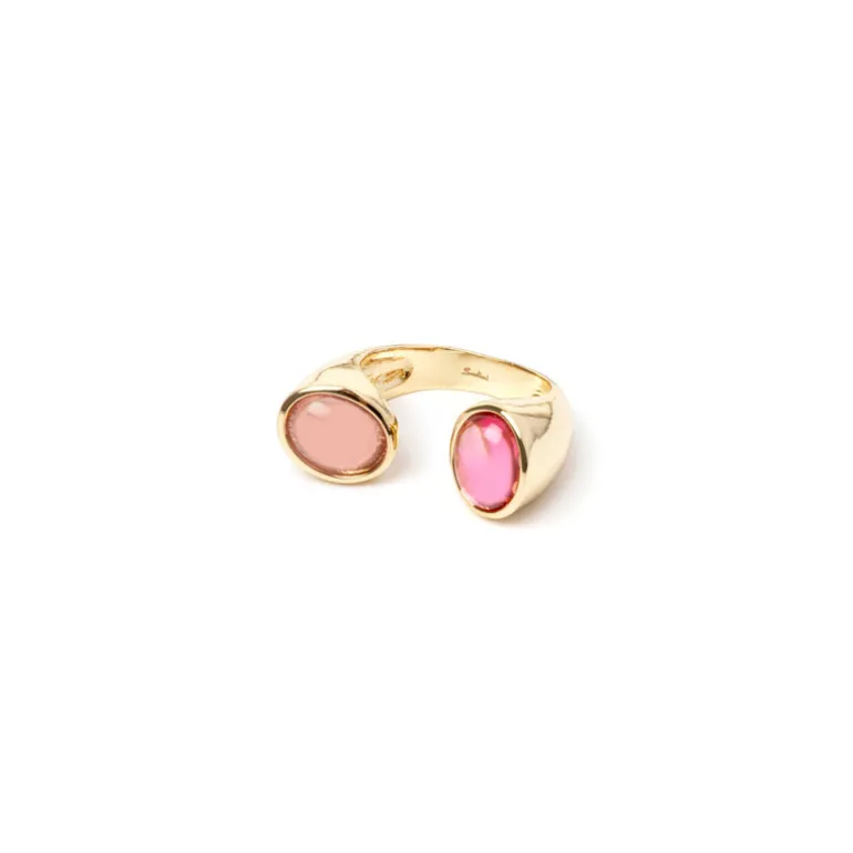 Anello con top aperto Blossom - Viola