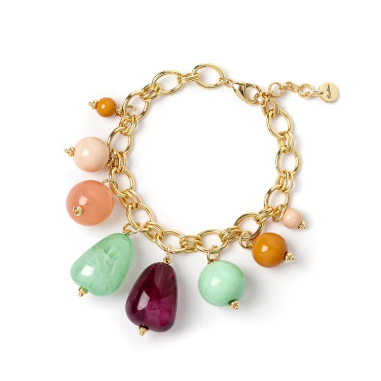 Bracciale a catena e pendenti Chantal - Multicolor