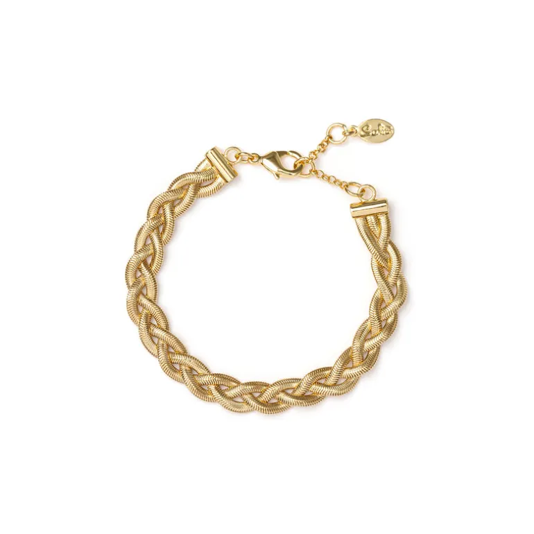 Bracciale a catene intrecciate Cleopatra - Oro