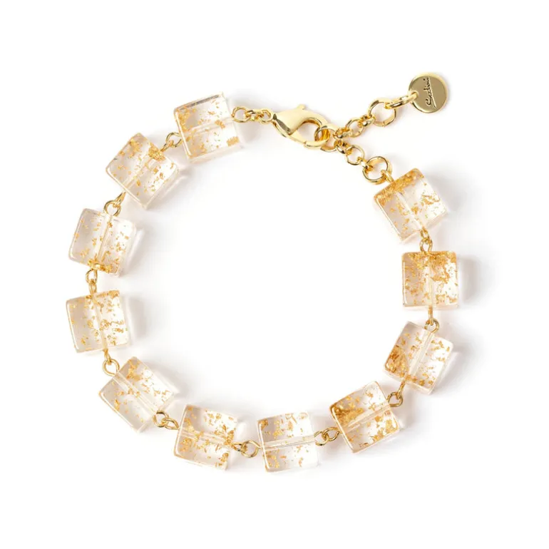 Bracciale a cubi Kaaba - Bianco