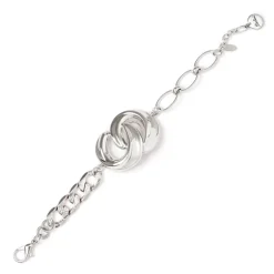 Bracciale a due semi cerchi Amaranta - Argento