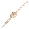 Bracciale a due semi cerchi Amaranta - Oro