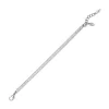 Bracciale a fascia stretta Diana - Bianco