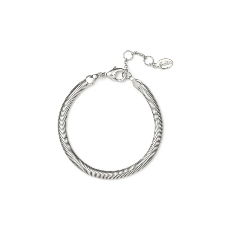 Bracciale a maglia serpentina Cleopatra - Argento