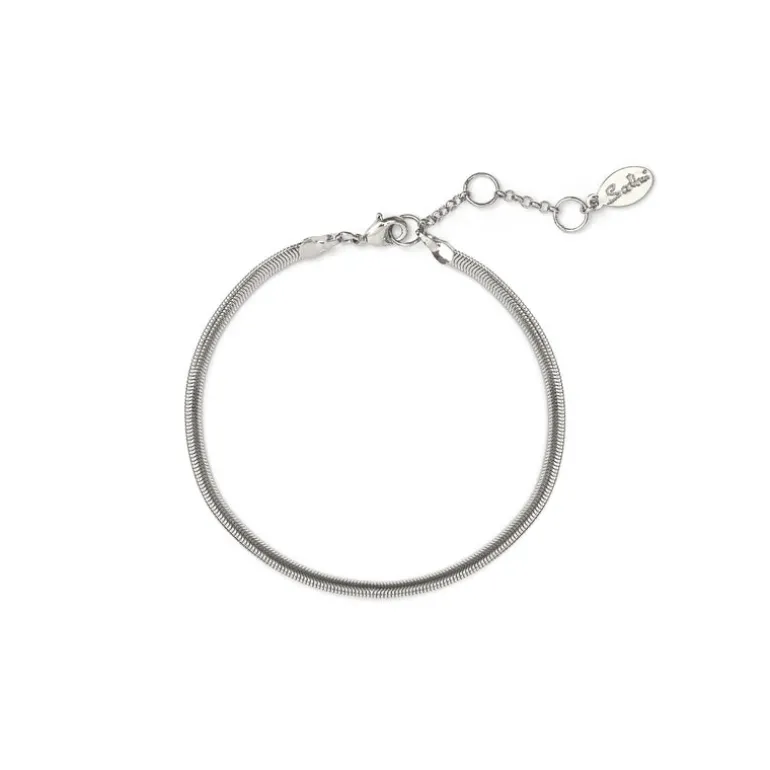 Bracciale a maglia serpentina light Cleopatra - Argento