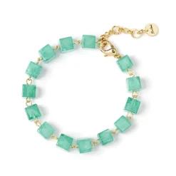 Bracciale a piccoli cubi Kaaba - Turchese