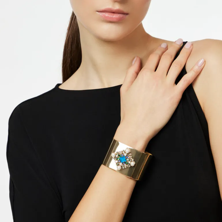 Bracciale bangle a fascia larga Sirens - Blu