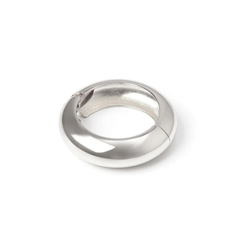 Bracciale bangle tondo Domus - Argento