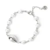 Bracciale con perla ovale Leila - Argento