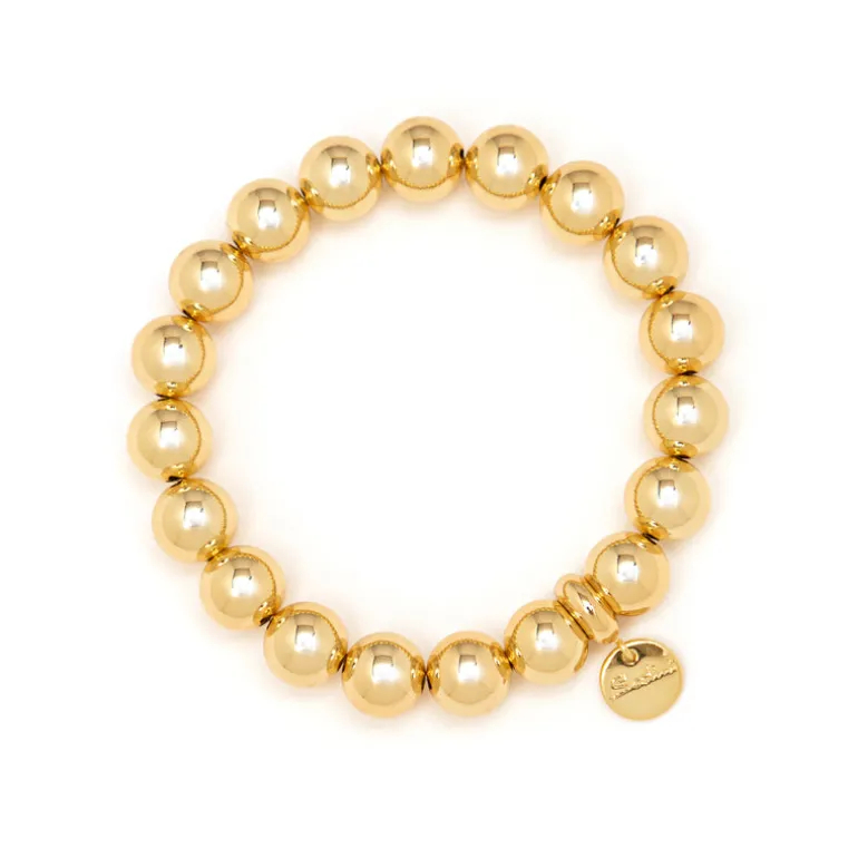 Bracciale elastico a boule Sissi - Oro