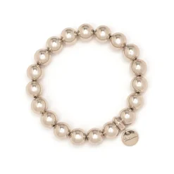 Bracciale elastico a boule Sissi - Bronzo
