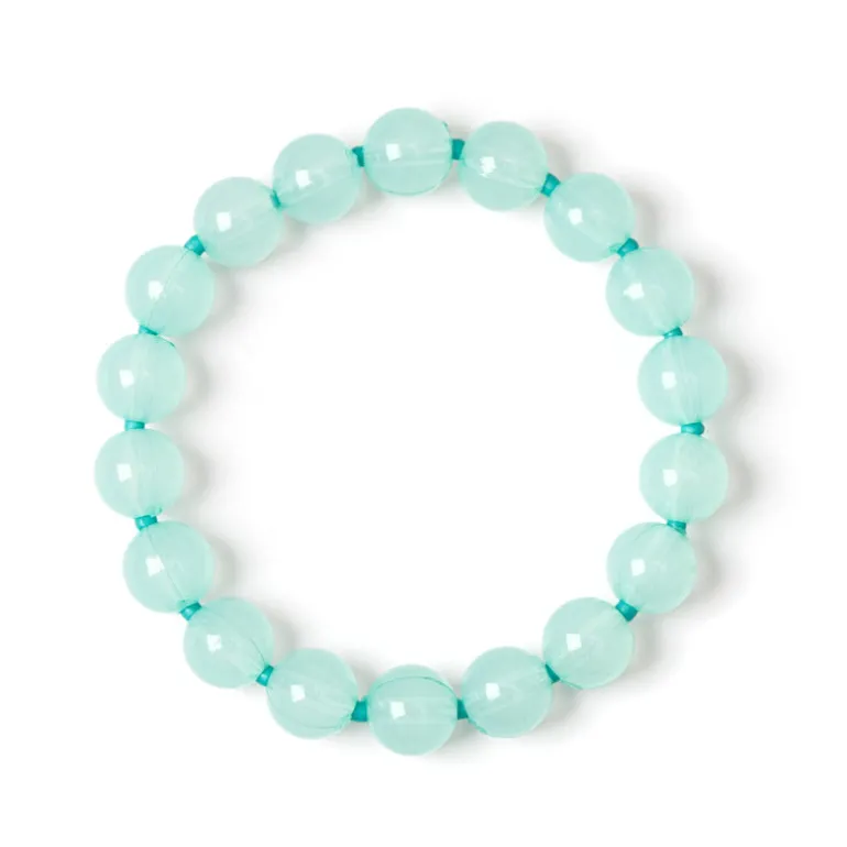 Bracciale elastico a sfere Clorofilla - Turchese