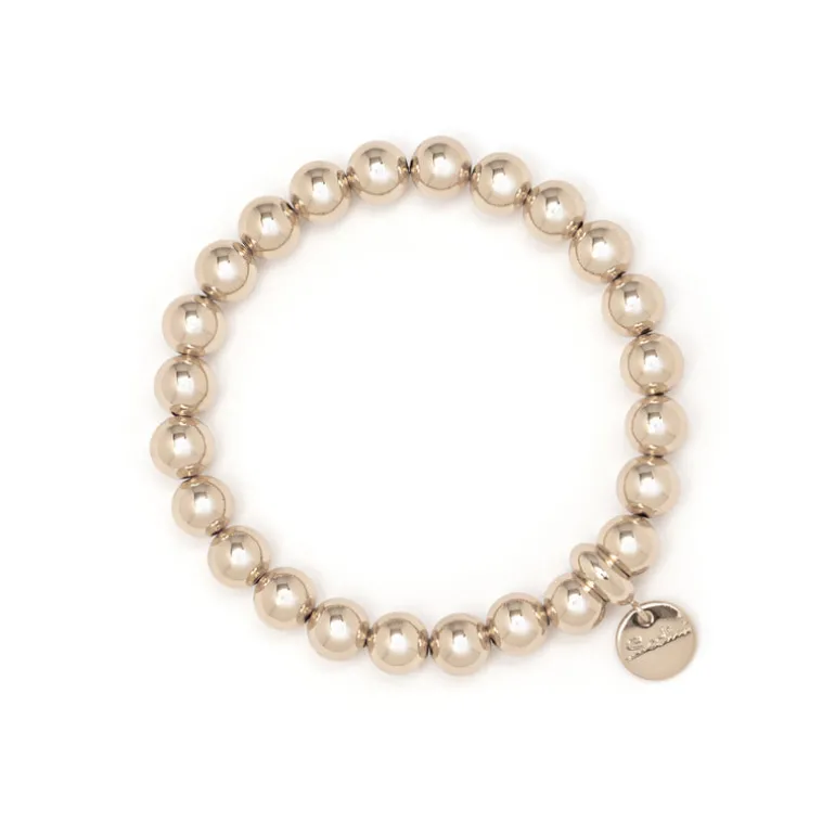 Bracciale elastico boule piccole Sissi - Bronzo