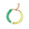 Bracciale Jane Bicolore Verde e Giallo - Verde
