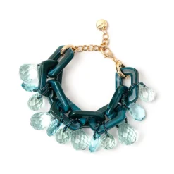 Bracciale Jane con Perle Giapponesi - Turchese