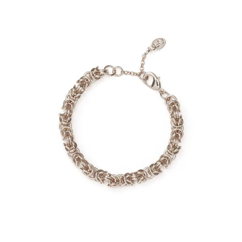 Bracciale maglia bizantina Cleopatra - Bronzo