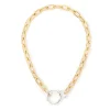 Collana a due anelli Andromeda - Oro
