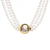 Collana a tre fili di perle Pearl - Oro