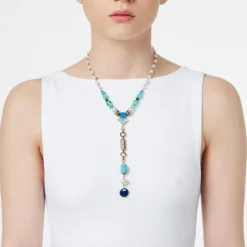 Collana a Y Sirens - Blu