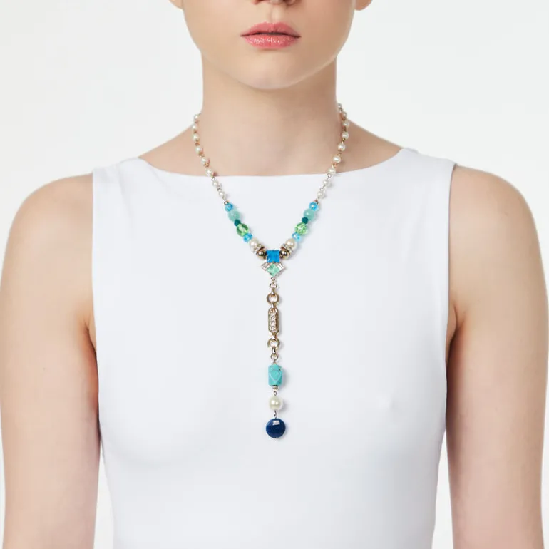 Collana a Y Sirens - Blu