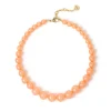 Collana corta a boule degradè Chantal - Arancio