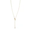 Collana di perle a Y Kelly - Bianco