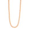Collana lunga a boule cromatiche Chantal - Arancio