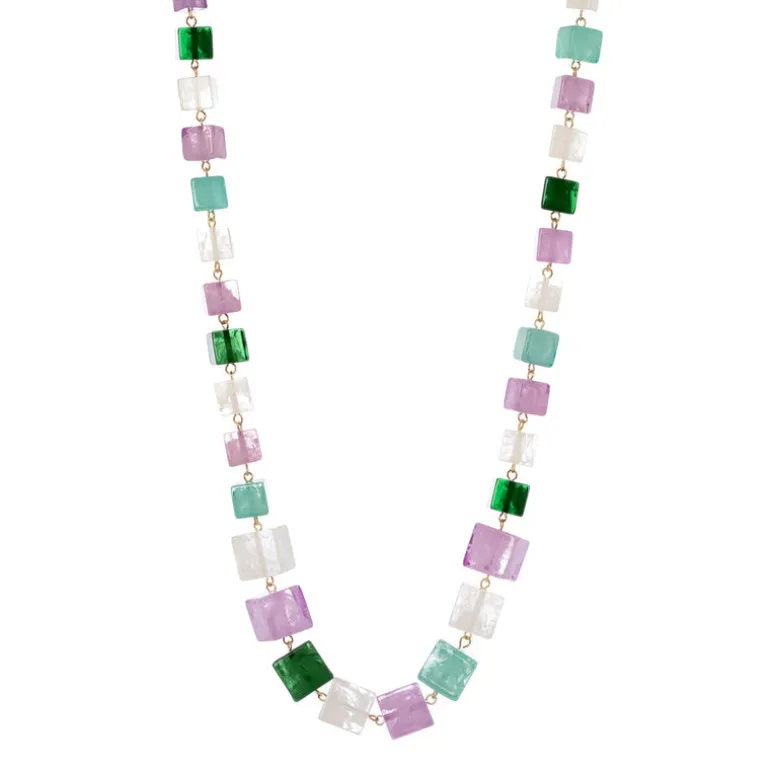 Collana lunga a dimensioni variegate Kaaba - Multicolor