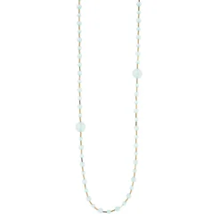 Collana lunga Clorofilla - Turchese