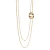 Collana lunga con charm Amaranta - Oro