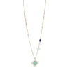 Collana lunga con pendente Sirens - Blu