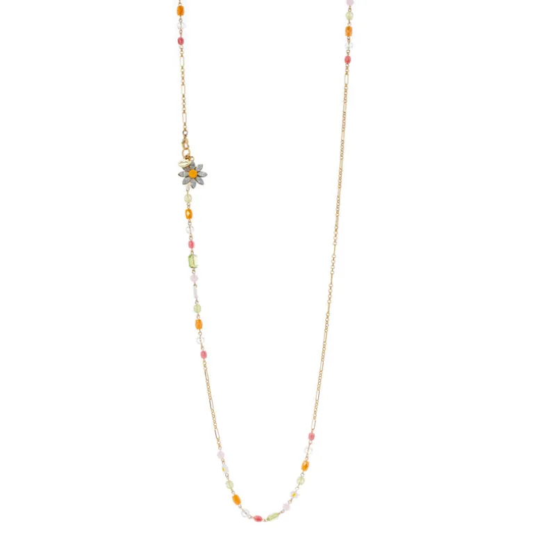 Collana lunga Flora - Multicolor