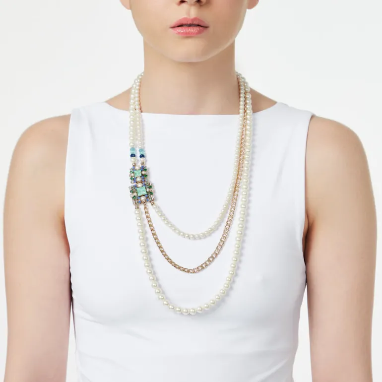 Collana multifilo Sirens - Blu