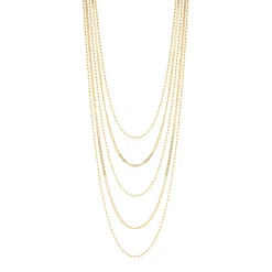 Collana multifilo Sissi - Oro
