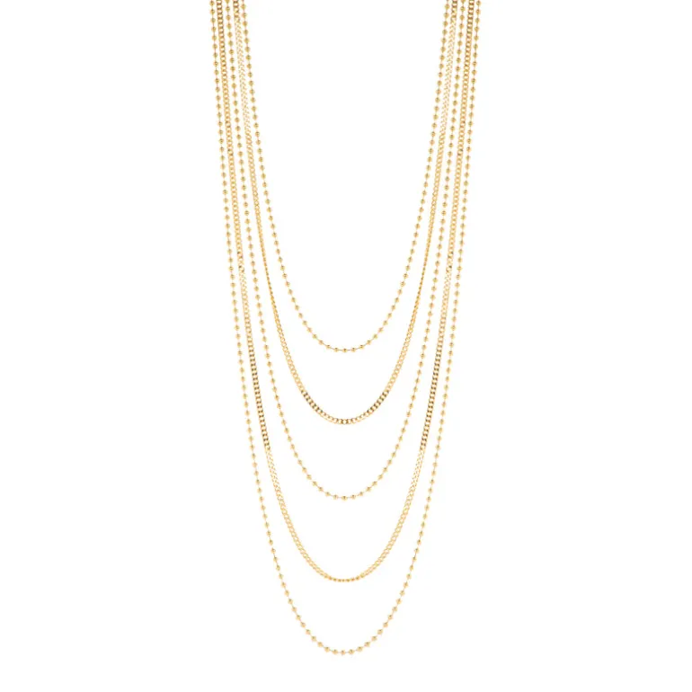 Collana multifilo Sissi - Oro