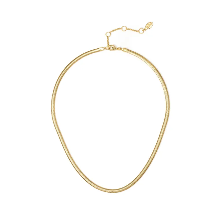 Collana serpentina corta leggera Cleopatra - Oro