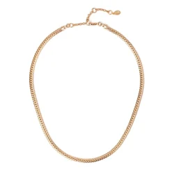 Girocollo a maglia cubana stretta Chains - Oro