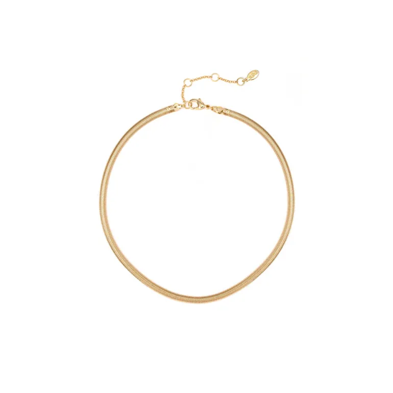 Girocollo a maglia serpentina Cleopatra - Oro