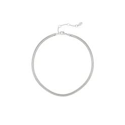 Girocollo a maglia serpentina Cleopatra - Argento