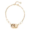 Girocollo con charm a semi cerchi Amaranta - Oro