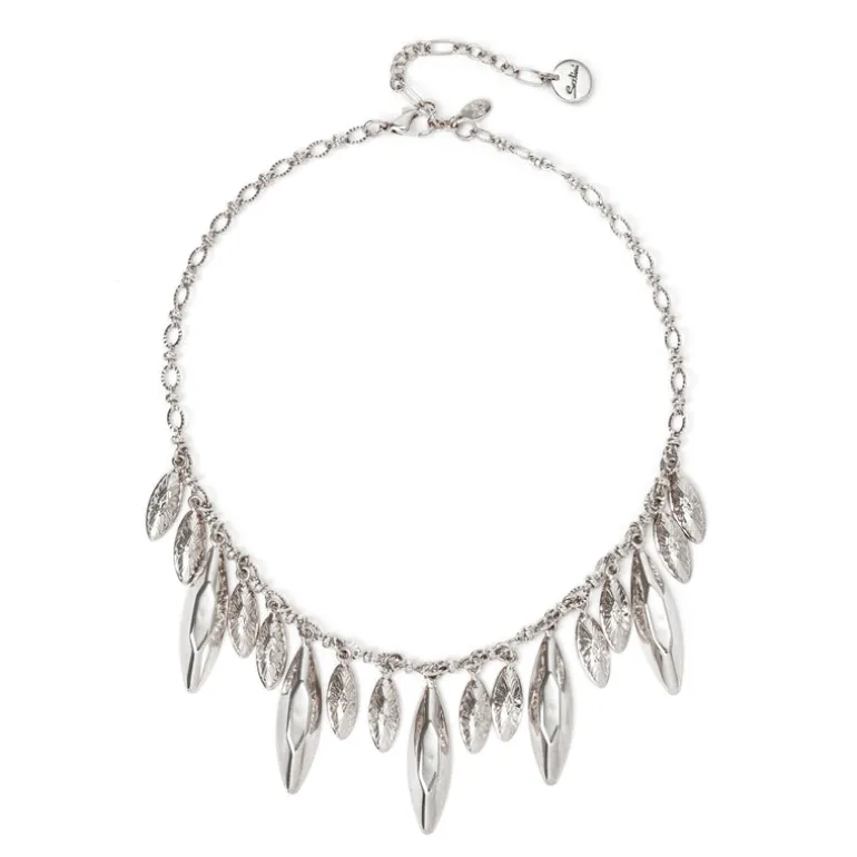 Girocollo con navette Amaranta - Argento