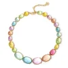 Girocollo di cabochon Blossom - Multicolor
