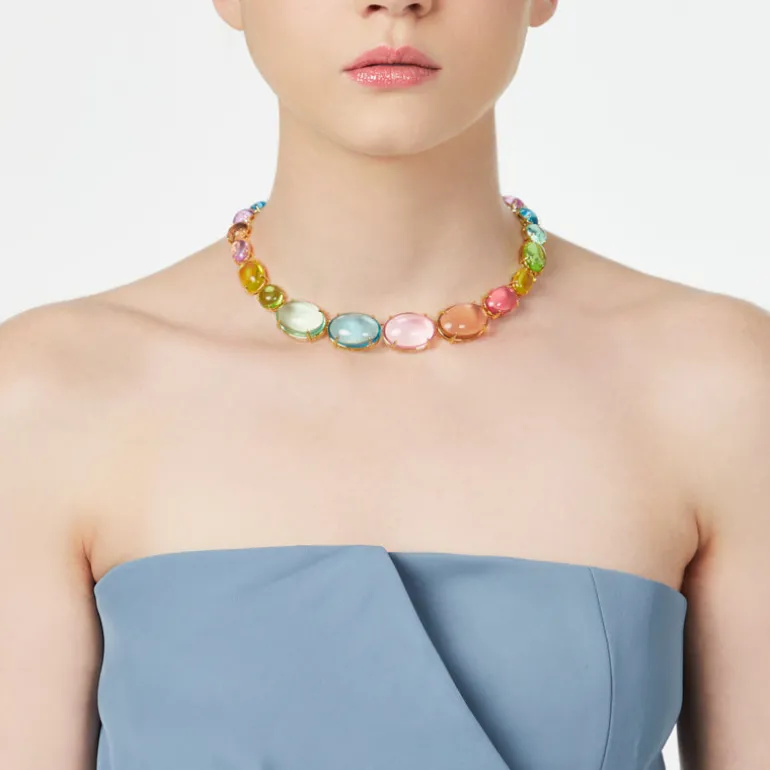 Girocollo di cabochon Blossom - Multicolor
